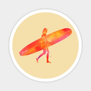 Longboard Girl Magnet